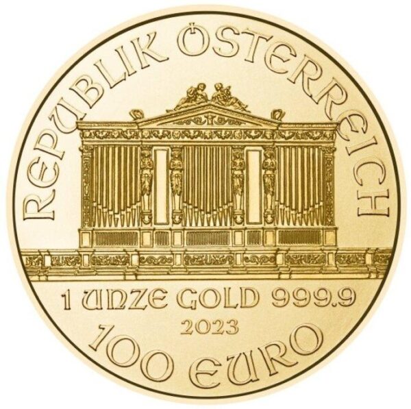 100 Euro Austria Philharmonic 1 oz Gold - Image 2