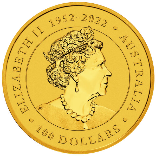 100 Dollars Australia Kangaroo 1 oz Gold - Image 2
