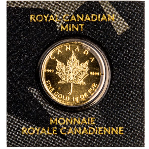 25 x 1 Gram Gold Canada Maple Leafs Maplegram25 - Image 5