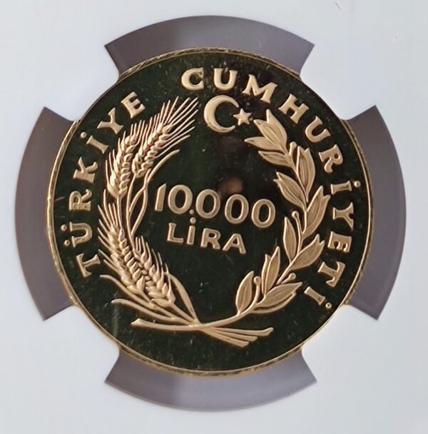 10 000 Lira Turkey Year of the Child PF66 - Image 2