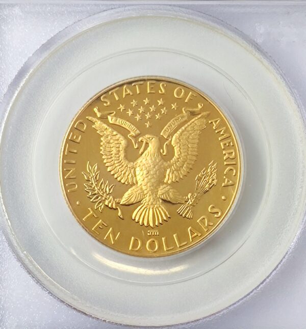 10 Dollars USA Los Angeles Olympiad Runners PR68 - Image 4