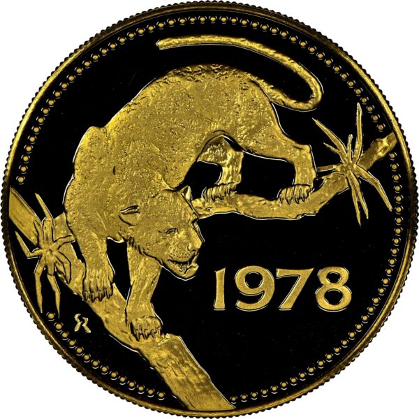 250 Dollars Belize Jaguar MS69