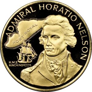100 Dollars Jamaica Admiral Horatio Nelson PF69