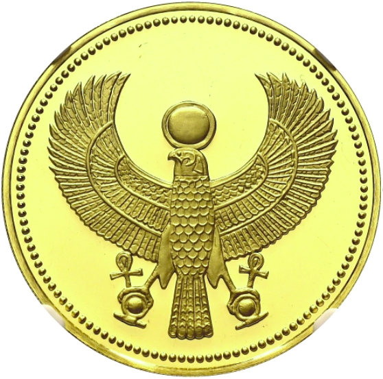 100 Pounds Egypt Falcon PR66DCAM