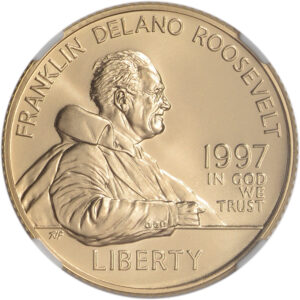 5 Dollars USA Franklin Delano Roosevelt PF69