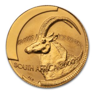 ⅒ Ounce South Africa Natura Sable Antelope PF69