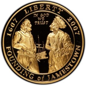 5 Dollars USA Jamestown PF70