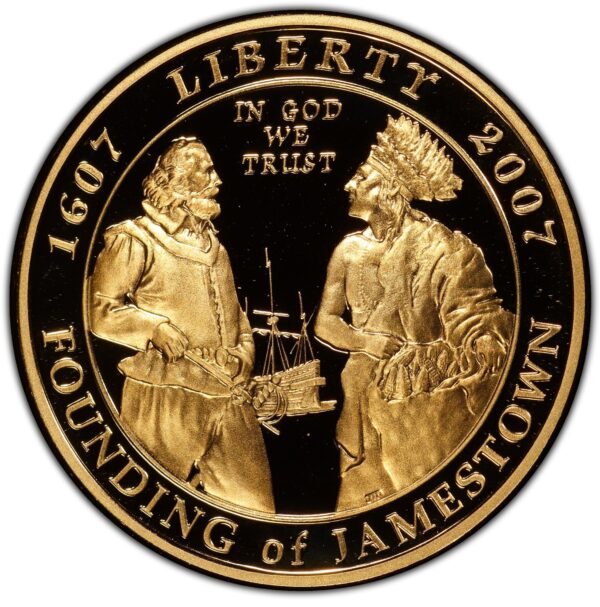 5 Dollars USA Jamestown PF70