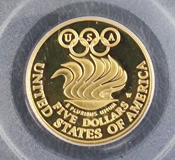 5 Dollars USA Olympic PR69DCAM - Image 3