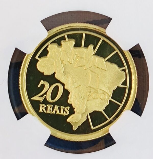 20 Reals Brazil Discovery Anniversary PF69 - Image 3