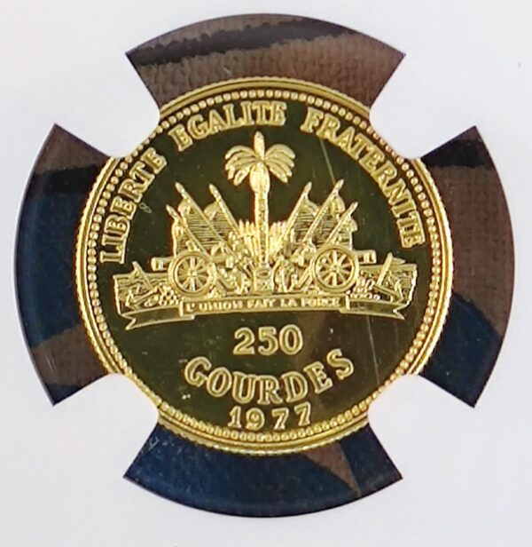 250 Gourdes Haiti Human Rights PF69 - Image 3