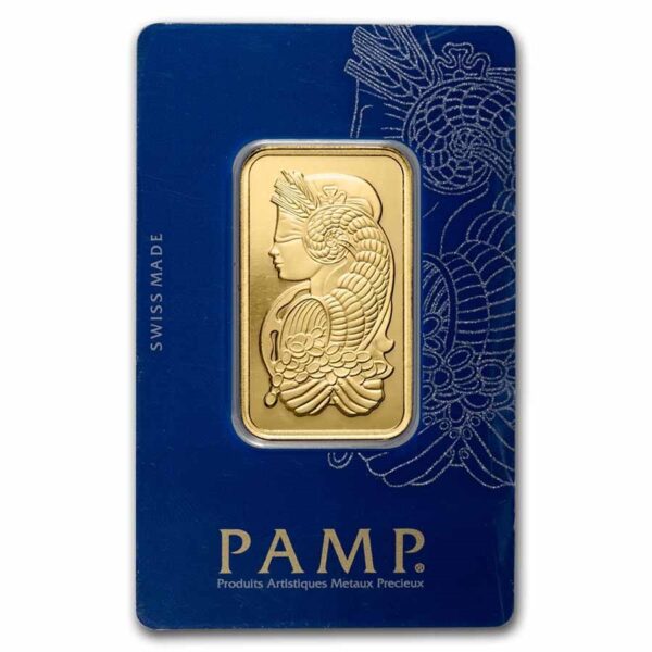 1 oz PAMP Suisse Lady Fortuna Gold Bar