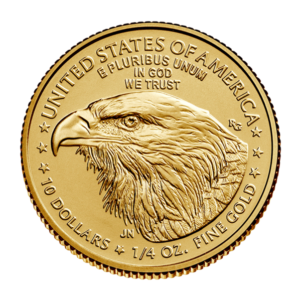 10 Dollars USA American Eagle 1/4 oz Gold - Image 2