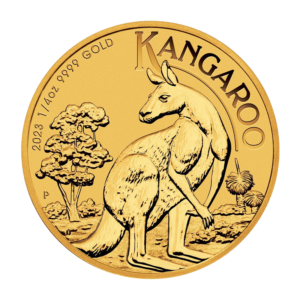 25 Dollars Australia Kangaroo 1/4 oz Gold