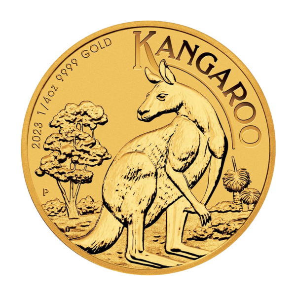 25 Dollars Australia Kangaroo 1/4 oz Gold