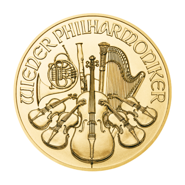 25 Euro Austria Philharmonic 1/4 uns guld