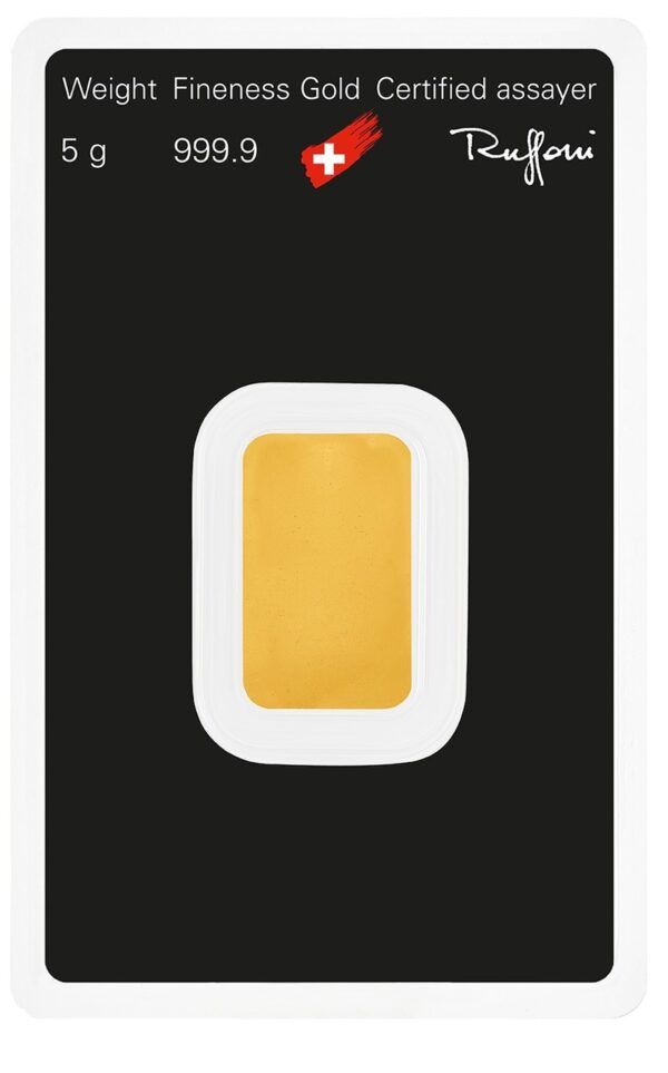 5 Gram Argor-Heraeus Gold Bar - Image 2