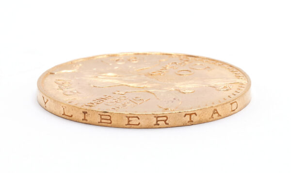 50 Pesos Mexico Centenario (1821-1947) 1.21 oz Gold - Image 4