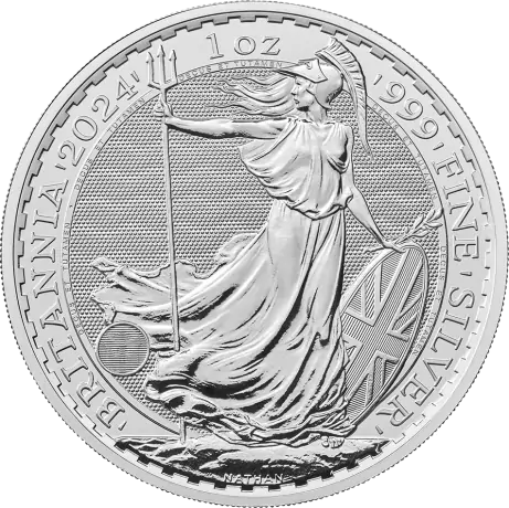 2 Pounds United Kingdom Britannia 1 oz Silver