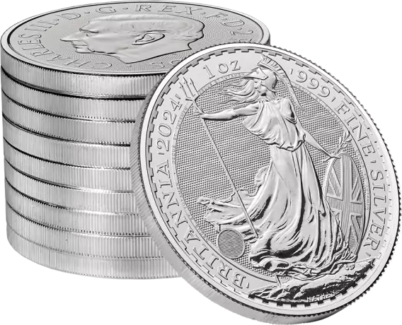 2 Pounds United Kingdom Britannia 1 oz Silver - Image 3