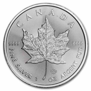 5 Dollars Canada Maple Leaf 1 oz Silver