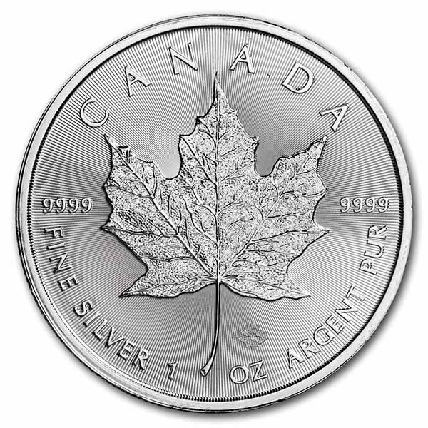 5 Dollars Canada Maple Leaf 1 oz Silver