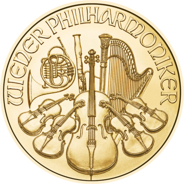 100 euro Austrian Gold Philharmonic 10 pcs - Image 2