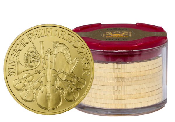 100 euro Austrian Gold Philharmonic 10 pcs